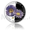 Silver coin Aster alpinus - proof (Obr. 0)