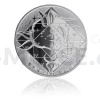 Silver medal The Taurus sign of zodiac - proof (Obr. 0)