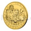 2018 - Niue 50 NZD Gold 1 oz bullion Czech Lion 2018 - reverse proof (Obr. 2)