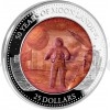 2019 - Solomon Islands 25 $ 50 Years of Moon Landing, with Mother of Pearl - Proof (Obr. 1)