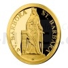 Zlat mince Patroni - Svat Barbora - proof (Obr. 3)