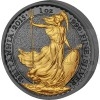 Silver Coin with Ruthenium 1 oz Golden Enigma 2016 Britannia UK 2 Pounds (Obr. 1)