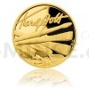 Gold 1/2 oz Numbered Medal Karel Gott - Painter - Proof (Obr. 1)