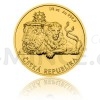 2019 - Niue 10 NZD Gold 1/4oz Coin Czech Lion 2019 - Standard (Obr. 1)