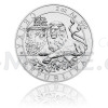2019 - Niue 5 NZD Silver 2 oz Bullion Coin Czech Lion - Number Stand (Obr. 1)