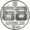 2018 - Slovakia 10 € Civic Resistance Against the Warsaw Pact Invasion of August 1968 - UNC (Obr. 0)