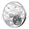 2019 - Niue 1 NZD Silver Coin Solar System - the Moon - Proof (Obr. 1)