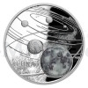 2019 - Niue 1 NZD Silver Coin Solar System - the Moon - Proof (Obr. 4)