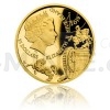2019 - Niue 25 NZD Gold Half-Ounce Coin Leonardo da Vinci - Proof (Obr. 0)