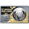 2019 - USA 50th Anniversary Moon Landing - Curved Coin Bar Premium Set - Black Proof (Obr. 5)