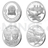 2019 - Niue 4 $ Set of Four Silver Coins Czechoslovak Pilots RAF - No. 68 Squadron - proof (Obr. 2)
