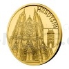 2019 - Niue 10 NZD Gold Quarter-ounce Formation of Royal Capital City of Prague - Hradčany - Proof (Obr. 1)