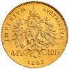 4 Gulden 1892 - Austria (Obr. 0)