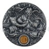 2020 - Niue 2 NZD Stribog - Slavic God - Antique Finish (Obr. 3)
