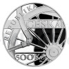 2021 - 500 CZK Skoda 498 Albatros Steam Locomotive - Proof (Obr. 1)