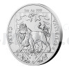 2020 - Niue 2 NZD Silver 1 oz Bullion Coin Czech Lion - Standard (Obr. 2)