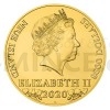 2020 - Niue 8000 NZD Gold One-Kilo Bullion Coin Czech Lion - Standard (Obr. 1)