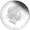 2012 - Australian Sea Life II - The Reef - Surgeonfish 1/2oz Silver Proof Coin (Obr. 0)