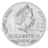 2020 - Niue 2 NZD Silver 1 oz Bullion Coin Czech Lion - Standard Numbered (Obr. 1)