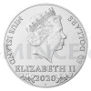 2020 - Niue 80 NZD Silver One-Kilo Coin Czech Lion with Czech Garnets - Standard (Obr. 3)