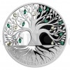 2020 - Niue 2 NZD Silver Crystal Coin - Tree of Life - Proof (Obr. 8)