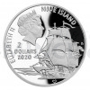 2020 - Niue 2 NZD Silver Coin On Waves - James Cook - Proof (Obr. 0)