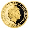 2020 - Niue 5 NZD Gold Coin Four Leaf Clover - Fifinka - Proof (Obr. 0)