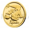 2020 - Niue 5 NZD Gold Coin Four Leaf Clover - Fifinka - Proof (Obr. 1)