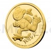 2020 - Niue 5 NZD Gold Coin Four Leaf Clover - Bobík - Proof (Obr. 1)