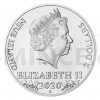 2020 - Niue 2 NZD Silver 1 oz Coin Czech Lion Partially Gilded - Numbered Proof (Obr. 1)