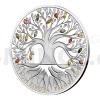2020 - Niue 2 NZD Silver Crystal Coin - Tree of Life 