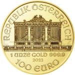 2022 - Austria 100 EUR Wiener Philharmoniker 1 Oz Gold