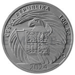 esk stbrn mince 2024 - 100 K Bezpenostn informan sluba - proof