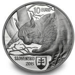 Slovak Silver Coins 2015 - Slovakia 10 € UNESCO Wooden Churches of the Carpathian Mountains - Proof