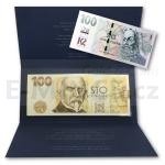 Establishment of Czechoslovakia Commemorative banknote 100 CZK 2019 Building Czechoslovak currency + 100 CZK with Print