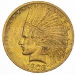 World Coins 1908 - USA 10 $ Indian Head