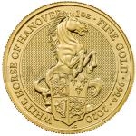 2020 - Velk Britnie - The Queen's Beasts - The White Horse 1 Oz Gold Bullion Coin