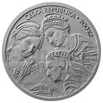 esk stbrn mince 2024 - 200 K Karel krta - proof
