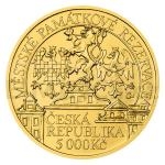 Czech Gold Coins 2022 - 5000 CZK Litomerice / Leitmeritz - UNC