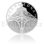 Czech Mint 2017 Silver medal Look-out tower Petřín proof