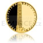 Gold Quarter-Ounce Medal Look-Out Tower Vartovna - Proof