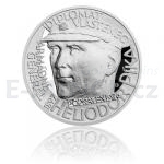 Czech Mint 2018 Silver medal National heroes - Heliodor Píka - proof