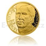 Gold Ducat Czechoslovak Presidents - Václav Havel - proof