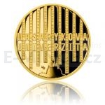 Graduation Gold Quarter-Ounce Medal Stories of Our History - Masaryk University Brno - Proof