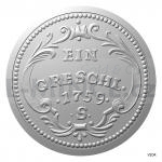 Silver History of Minting - Grešle replica - Standard