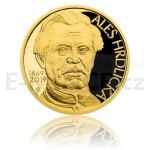Gold Half-ounce Medal Aleš Hrdlička - proof