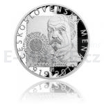 Silver medal Introducing of Czechoslovak currency - proof