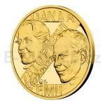 Czech Mint 2022 Gold Half-Ounce Medal Dana Zatopkova, Emil Zatopek - proof, no 11