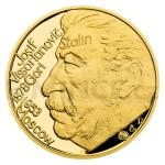 Tschechische Medailen Gold ducat Cult of personality - Josif Stalin - proof