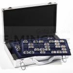 Coin Cases TAB (L-Format) Coin case CARGO L6 for 240 2-Euro-coins in capsules, incl. 6 coin trays